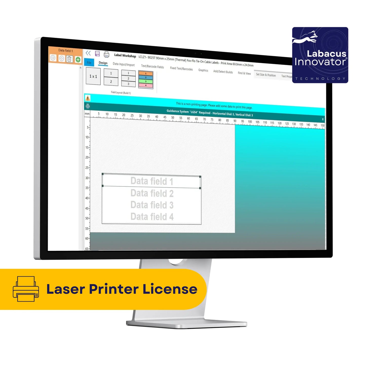 Labacus Innovator® Laser Printer Cable Labeling Software