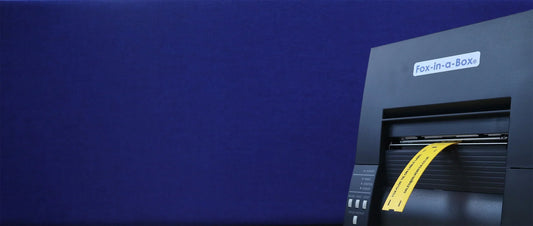 Fox-in-a-Box Thermal labeler for cable labels and wire markers