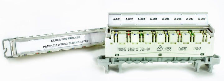 krone wiring block label for wiring blocks