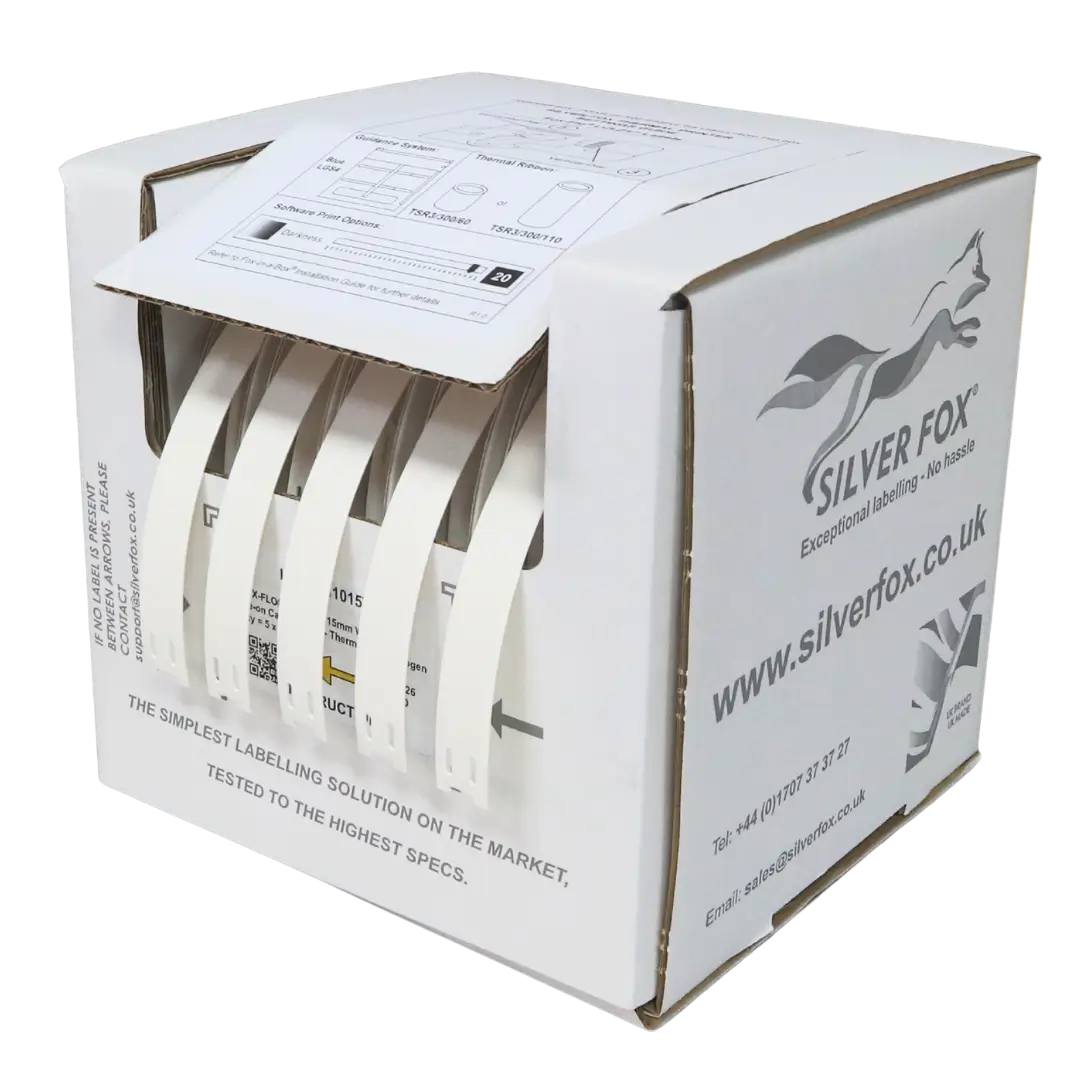 Etiquetas para cables de conexión LSZH, estables a los rayos UV, Fox-Flo®