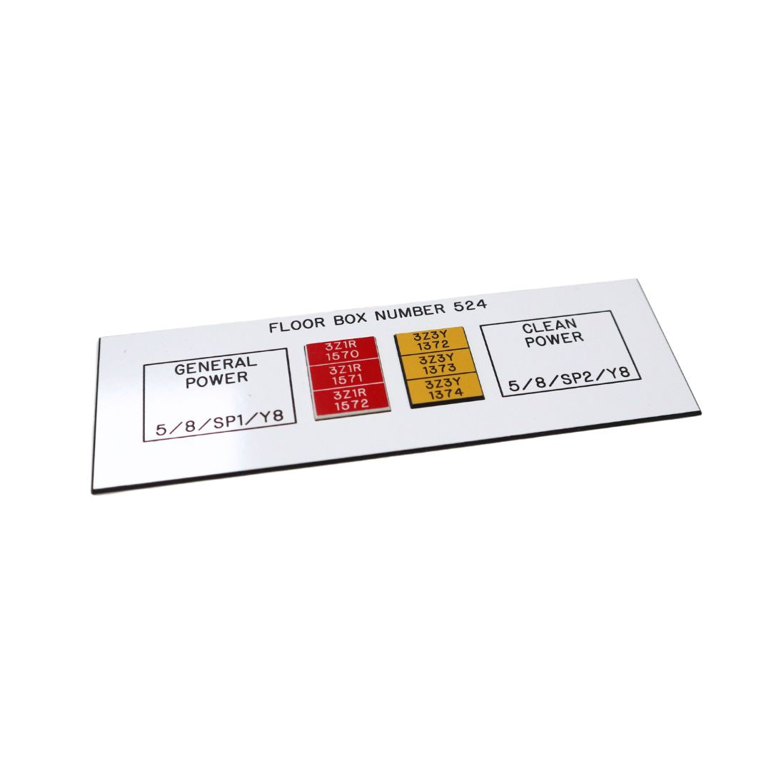 Endurance® Engraved Traffolyte Asset Labels