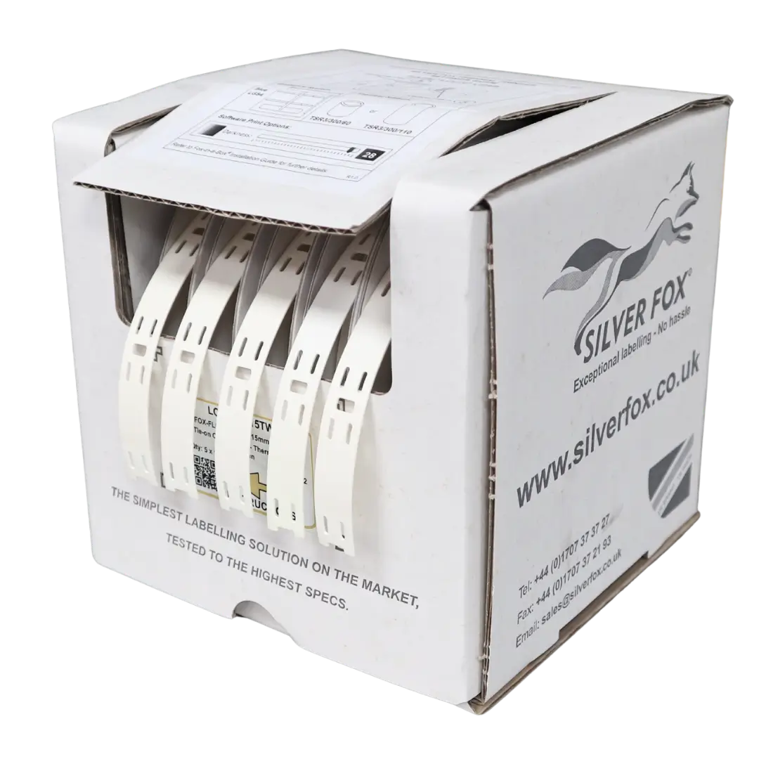 Etiquetas para cables de conexión LSZH, estables a los rayos UV, Fox-Flo®