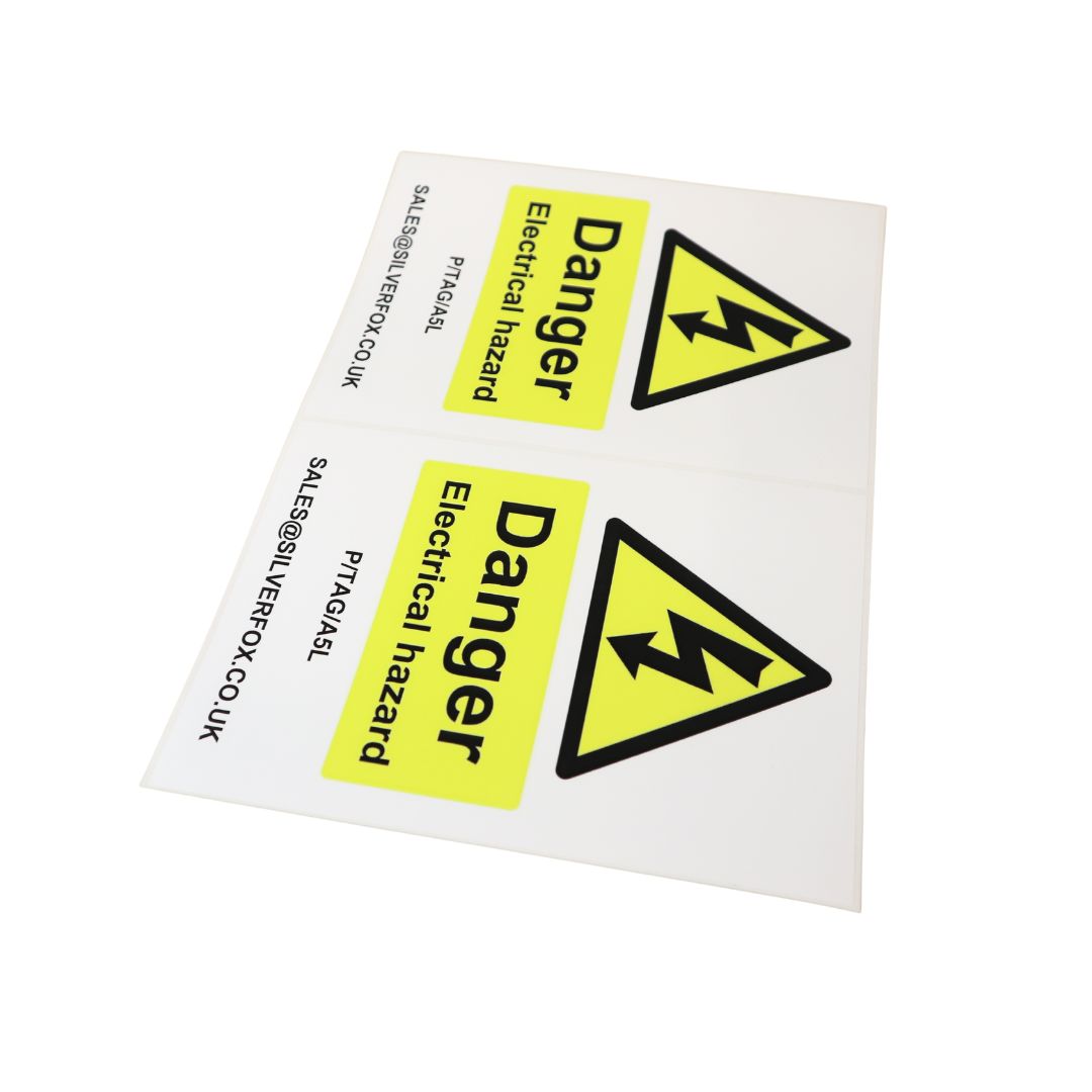 Prolab® A5 Equipment Labels – Silver Fox Labeling