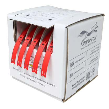 Etiquetas para cables de conexión LSZH, estables a los rayos UV, Fox-Flo®