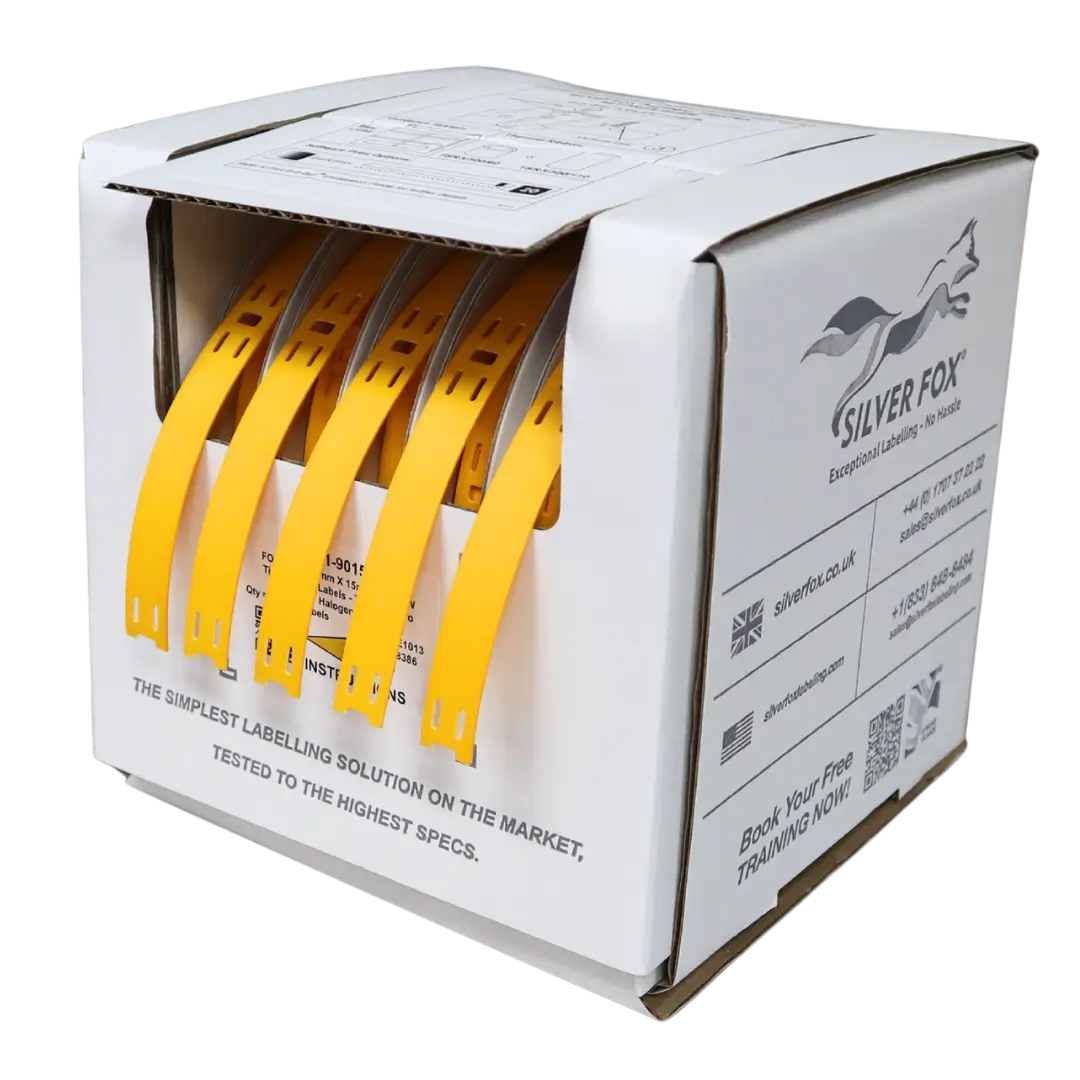 Etiquetas para cables de conexión LSZH, estables a los rayos UV, Fox-Flo®