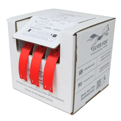 Etiquetas para cables de conexión LSZH, estables a los rayos UV, Fox-Flo®