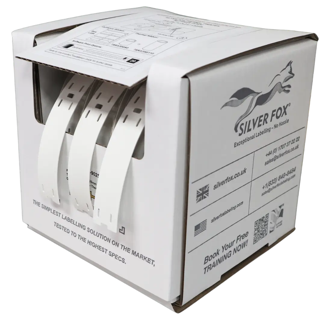 Etiquetas para cables de conexión LSZH, estables a los rayos UV, Fox-Flo®