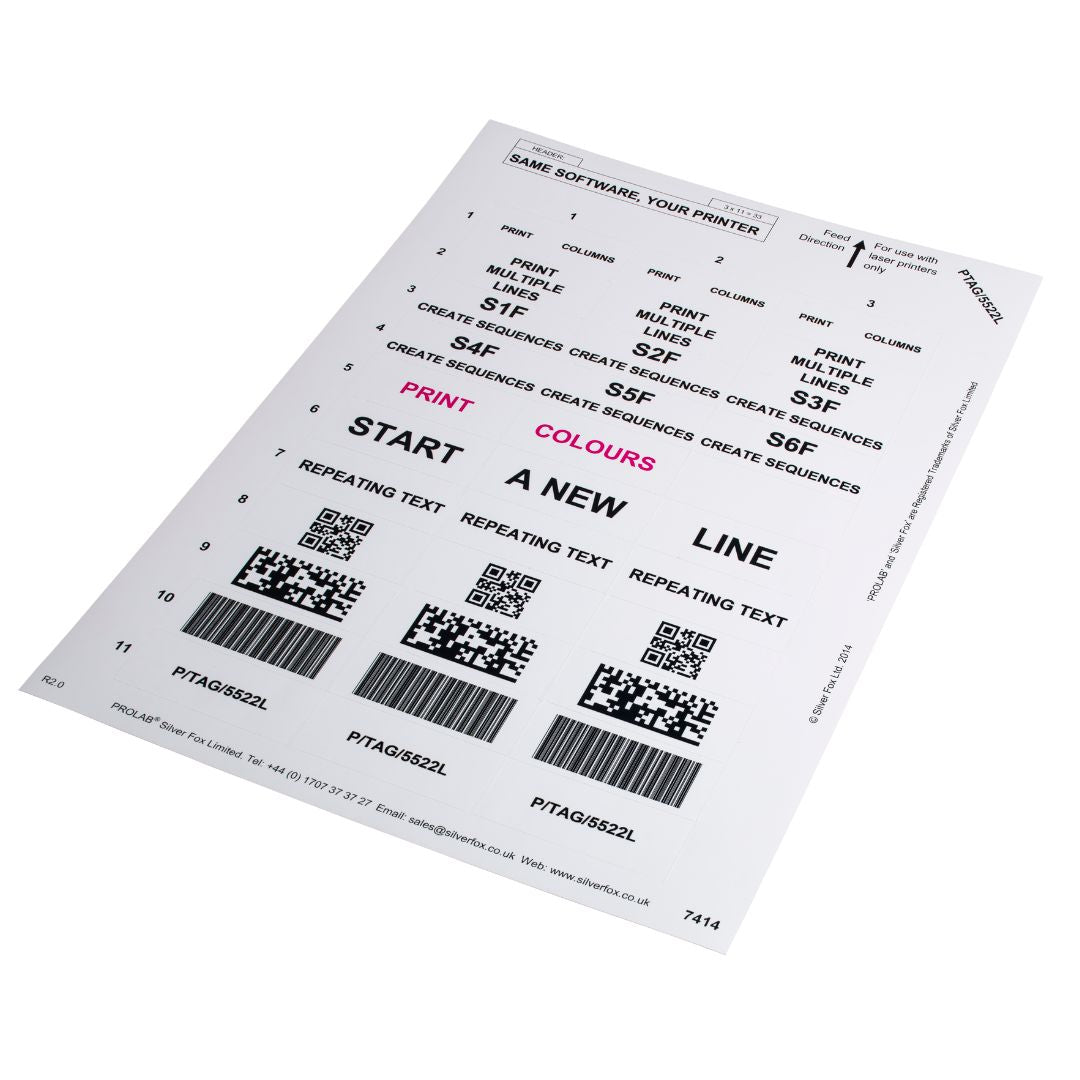 Prolab® Equipment Labels